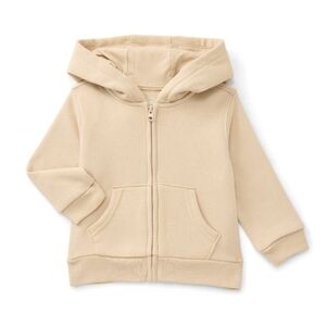 Wonder Nation Baby Boy Fleece Zip Up Hoodie, Sizes 0-24 Months